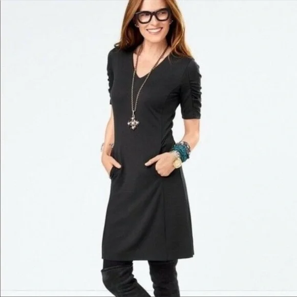 knee length dresses for ladies cabi Boardwalk Wrap Dress main image 0